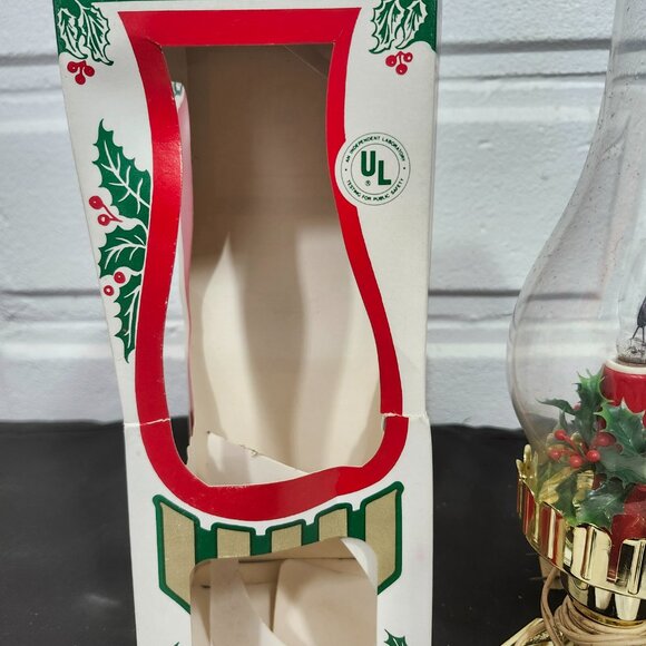 Vintage Beacon Electric Flickering Flame Hurricane Lamp - Picture 3 of 10